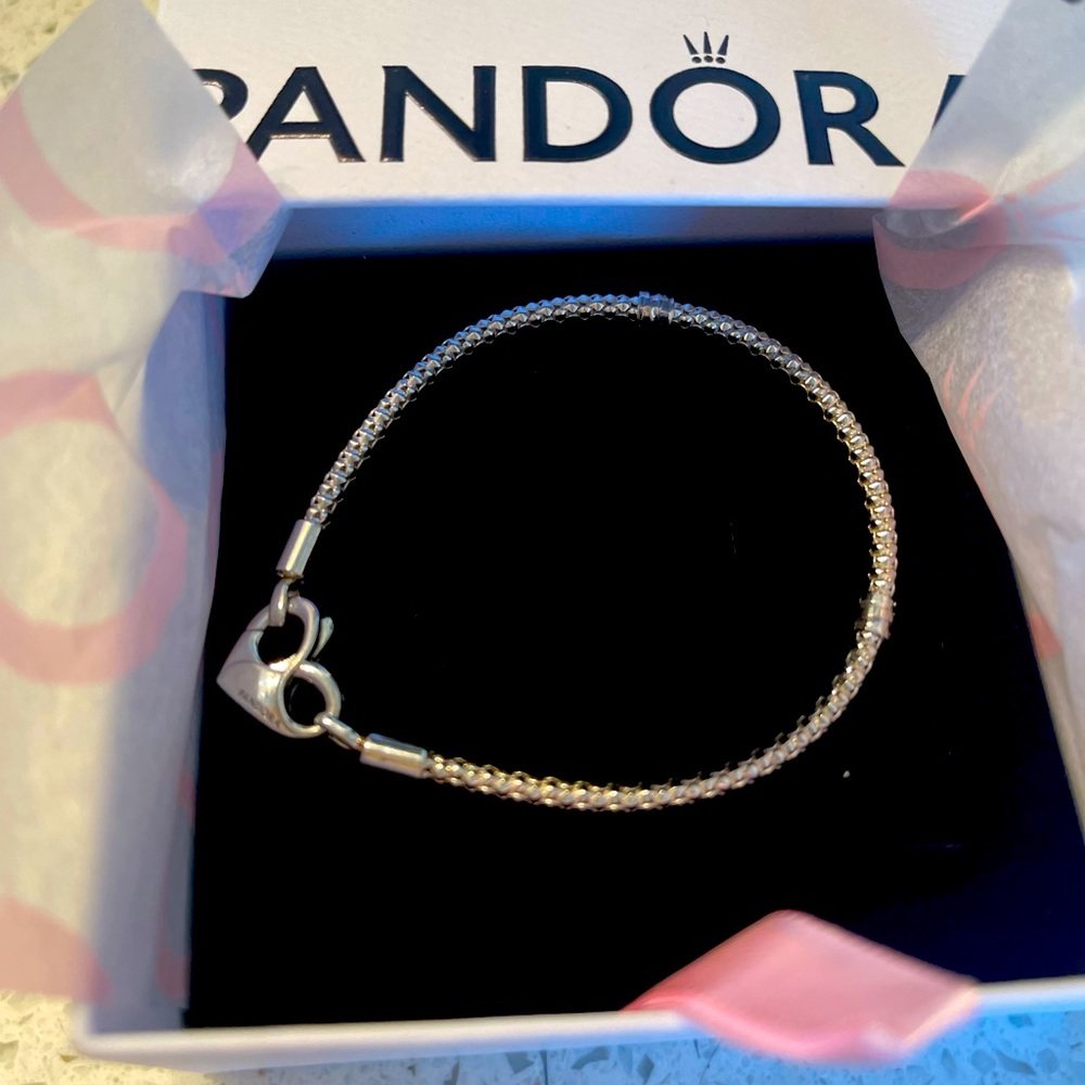 Pandora sterling silver memories bracelet 7.5 Brand new